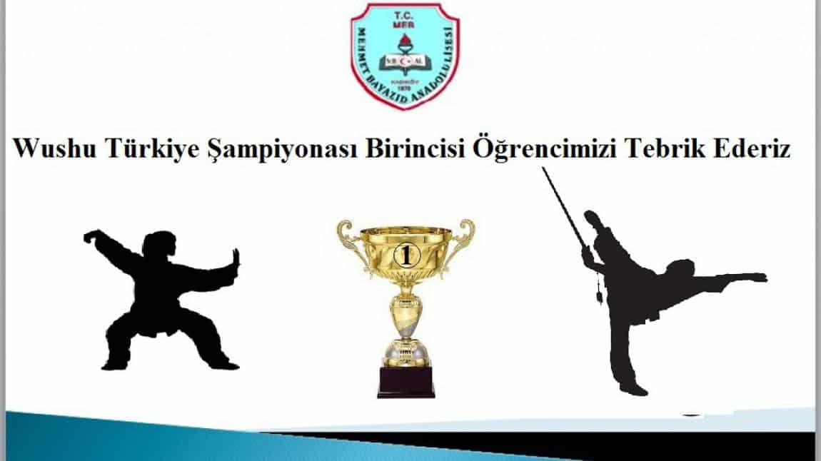 Wushu İstanbul Birincisi öğrencimiz Sudenaz Mine Altinoku tebrik ederiz